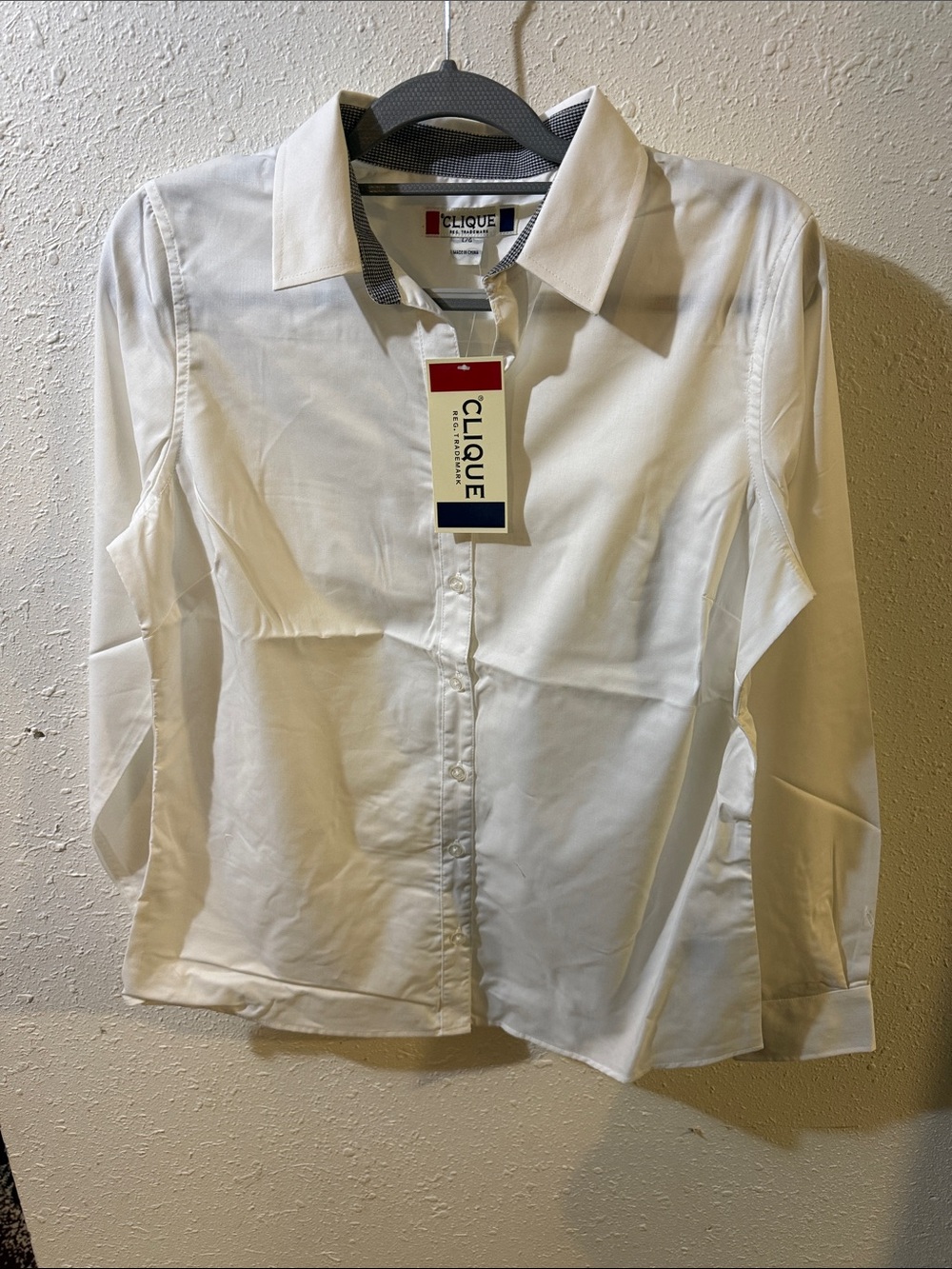 Clique Women's White Button-Down Shirt